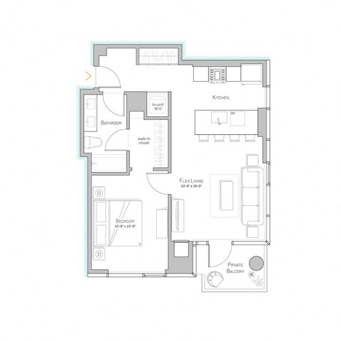 Sage West Loop | 1 Bedroom Apartment in West Loop | Luxury Apartment | Large One Bedroom Apartment